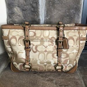COACH Optic Signature Gallery Tote